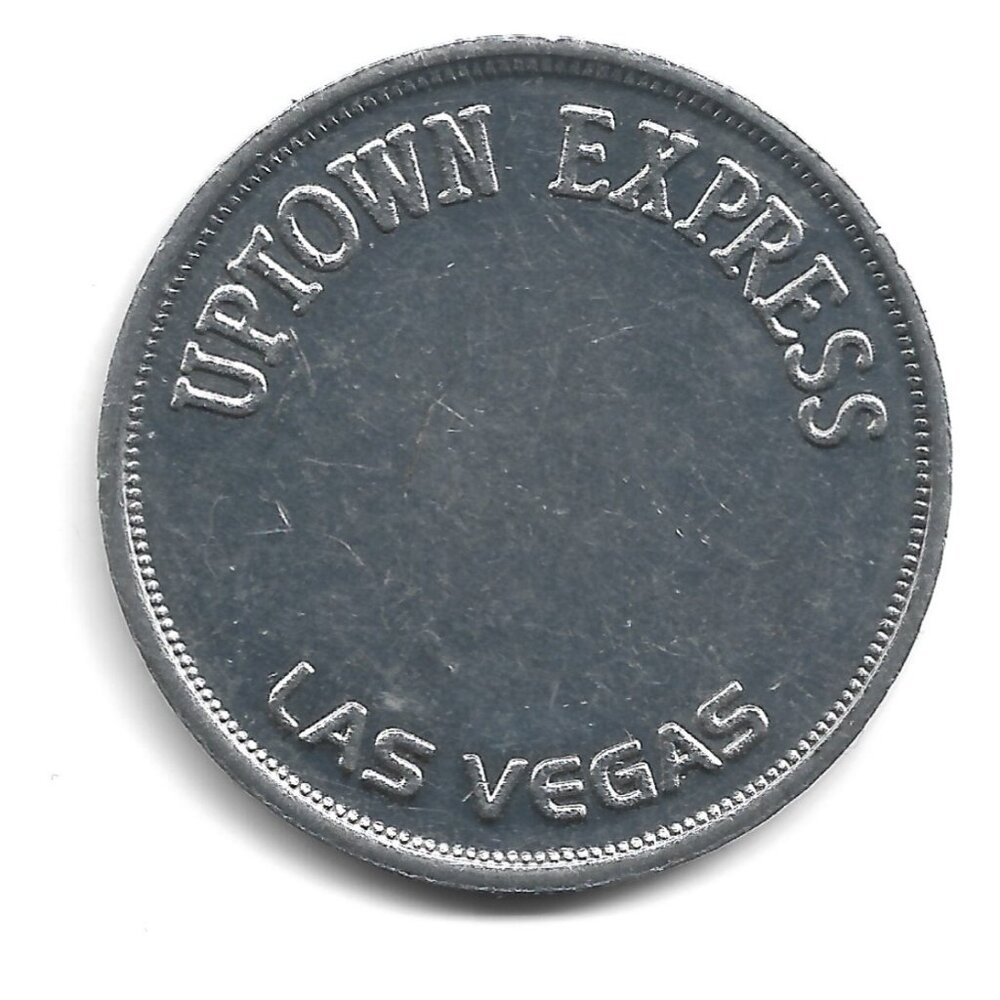 Uptown Express Las Vegas 40mm Aluminum Bus Transit Token (b862-5)